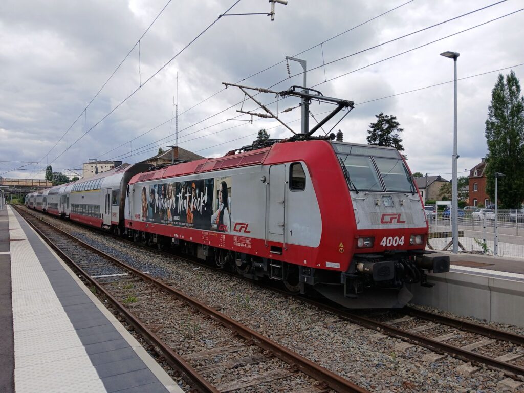 Train CFL vers Luxembourg